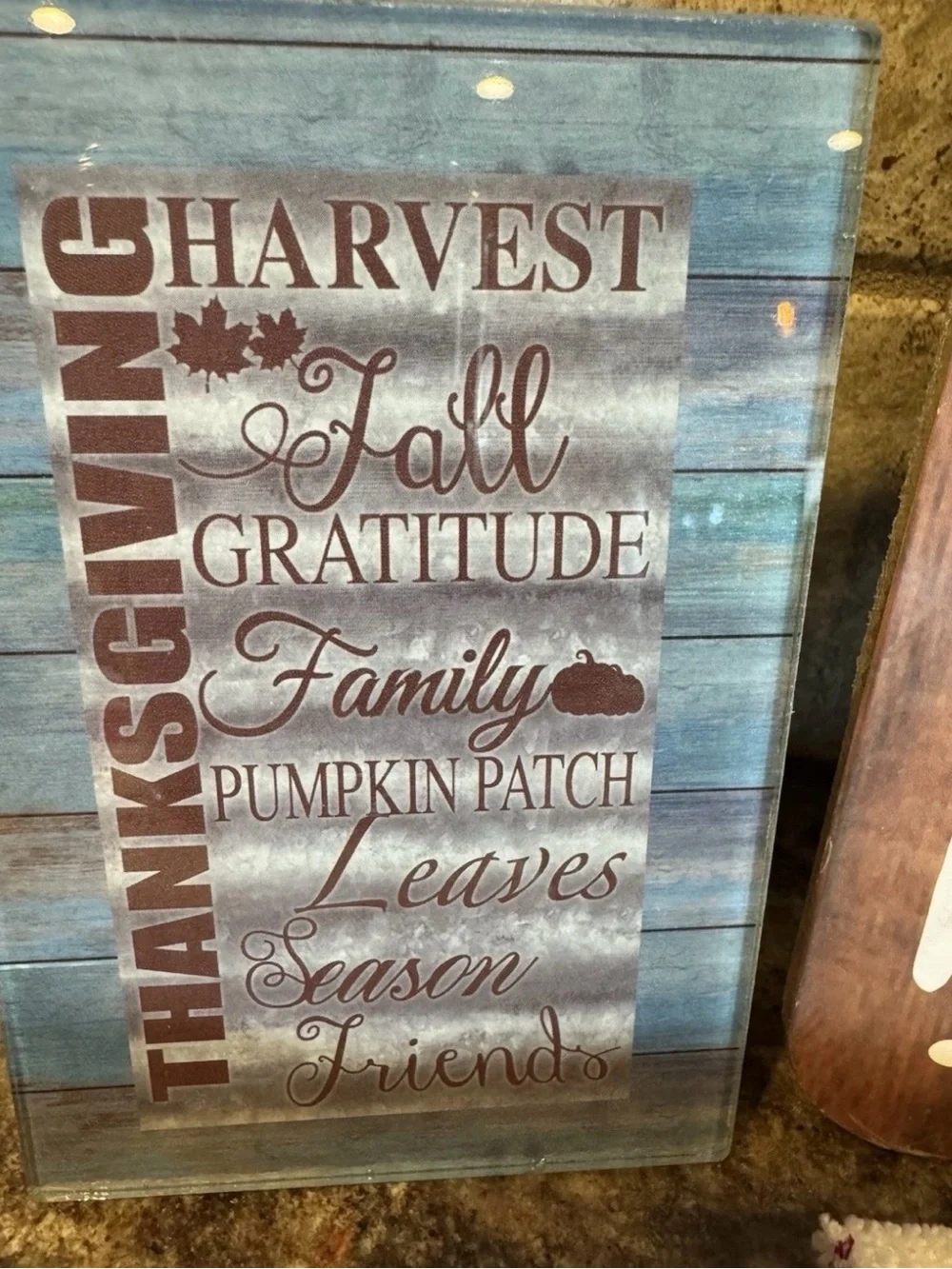 6 Pc Fall Harvest Kitchen Decor Lot Towels Signs Farmhouse Pumpkin Truck